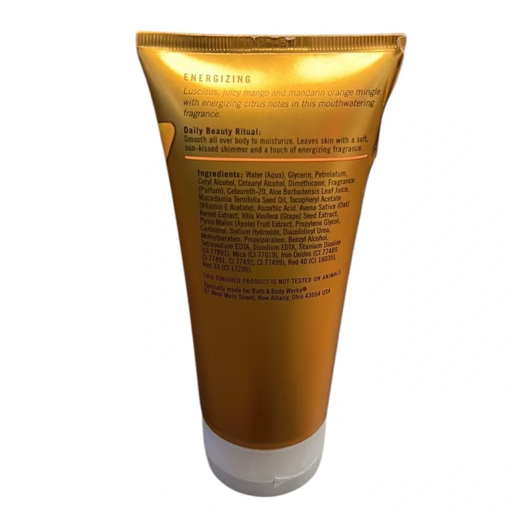 Bath & Body Works Pleasures Mango Mandarin Shimmer Lotion 6oz. (Disconti…
